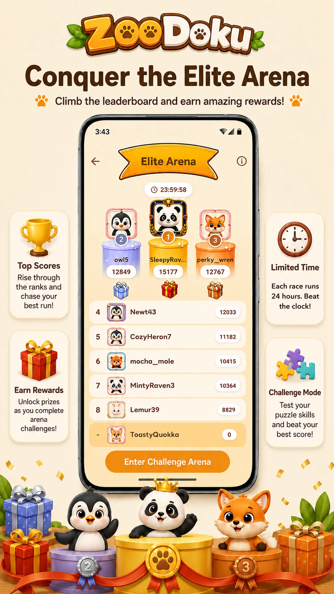 ZooDoku: Star Battle Sudoku screenshot